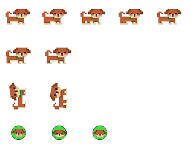 dog spritesheet