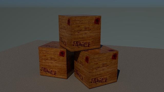 Cristian crate render